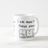Nayla tasse de nom de table périodique (Devant droit)