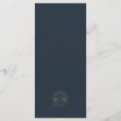 NAYV Zonnebloem Trouwmenu Menu (Achterkant)