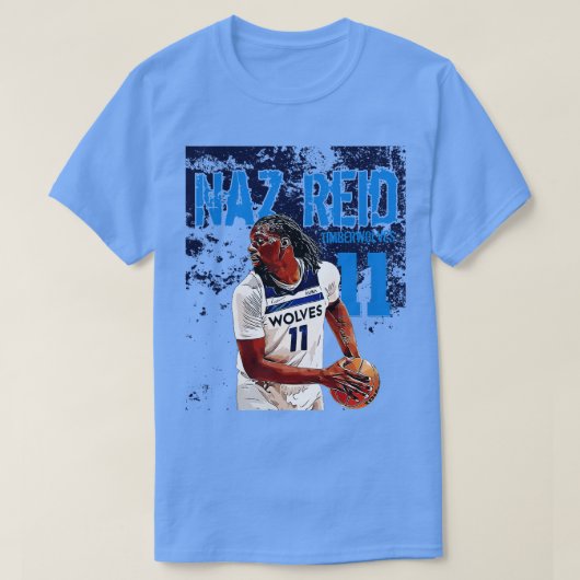 Naz reid Timberwolves T-shirt (Design voorkant)