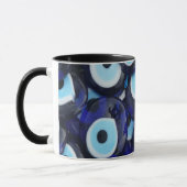 Nazar Amulets Evil Eye Stones Blue Pattern Mok (Links)