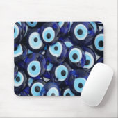 Nazar Amulets Evil Eye Stones Blue Pattern Muismat (Met muis)