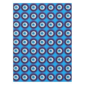Nazar Evil Eye Protection Amulet Blue Beeldsymbool Tafelkleed (Voorkant)