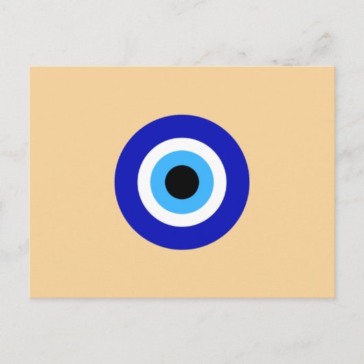 Nazar Evil Eye Protection Talisman Briefkaart (Voorkant)