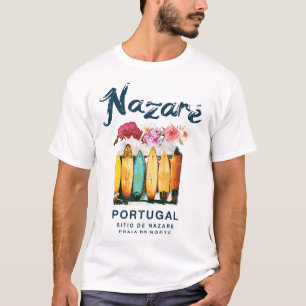 Nazare Portugal Surfen Vintage T-shirt