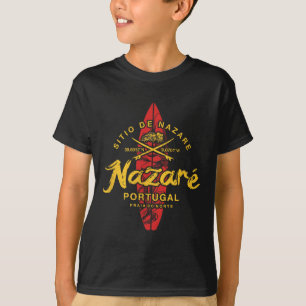 Nazare Portugal Vintage Surfen _1 T-shirt