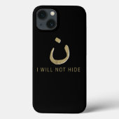 Nazarene Christelijk verbergt ontwerp Arabisch non Case-Mate iPhone Case (Achterkant)