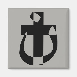 Nazarener Symbool Solidair Christelijk Kruis Magne Magneet