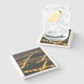 Nazareth by night, coaster stenen onderzetter (Zijkant)