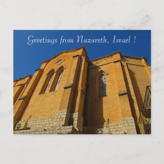 Nazareth Israel Briefkaart (Voorkant)