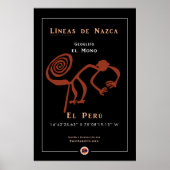 Nazca Geoglyphs-Monkey Poster (Voorkant)