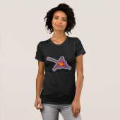 Nazca Hummingbird Peru Drawing T-shirt (Voorkant volledig)