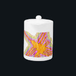 Nazca Lignes Colibri Avec Effet Papier Rincé<br><div class="desc">Le Nazca fait la ligne de Hummingbird,  le célèbre géoglyphe péruvien,  avec un effet de papier ridé appliqué à l'image. Design original.</div>