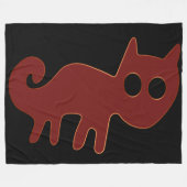 Nazca lijnen oude dieren - Red Fox Fleece Deken (Voorkant (Horizontaal))