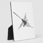Nazca Lines Hummingbird Newsprint Fotoplaat (Zijkant)