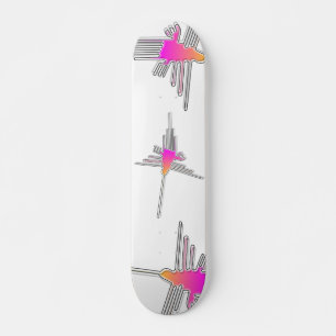 Nazca Lines Hummingbird Skateboard