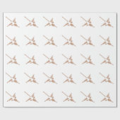 Nazca Lines Hummingbird Sketch Cadeaupapier (Vlak)