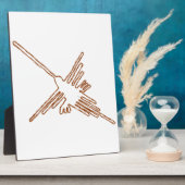 Nazca Lines Hummingbird Sketch Fotoplaat (Zijkant)