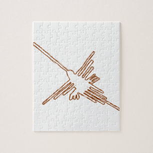 Nazca Lines Hummingbird Sketch Legpuzzel