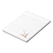 Nazca Lines Hummingbird Sketch Lined Notitieblok (Gedraaid)