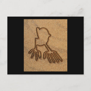 NAZCA LINES MANOS HANDS NAZCA LINES ART Geoglyphs Briefkaart