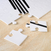 Nazca peru Hummingbird met gebogen tekst Legpuzzel (Zijkant)