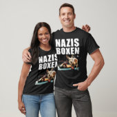 Nazis boxing Demo tegen recht en geweld met T-shirt (Unisex)