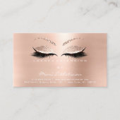 Nazorg instructies Lashes Extension White Visitekaartje (Voorkant)