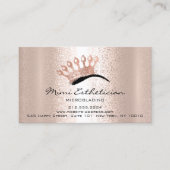 Nazorginstructies Brows Logo Crown Microblade Visitekaartje (Voorkant)