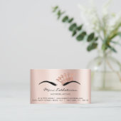 Nazorginstructies Brows Princess Microblading Visitekaartje (Staand voorkant)