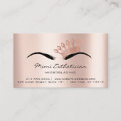Nazorginstructies Brows Princess Microblading Visitekaartje (Voorkant)