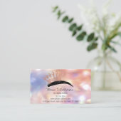 Nazorginstructies Eyebrow Crown Roos Hologaph Visitekaartje (Staand voorkant)