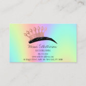 Nazorginstructies Eyebrow Crown Roos Holograp Visitekaartje (Voorkant)