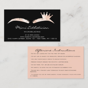 Nazorginstructies Eyebrow Logo-microblade Visitekaartje