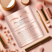 Nazorginstructies Eyebrow Roos-microblade Visitekaartje