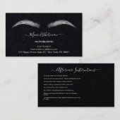 Nazorginstructies Eyebrow Ros Microblade Logo Visitekaartje (Voorkant / Achterkant)