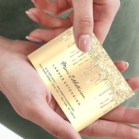 Nazorginstructies Lash Soft Gold Drives Glitte Visitekaartje
