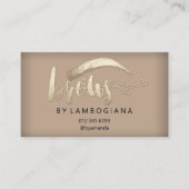 Nazorginstructies Logo Microblade Gold BU Visitekaartje (Voorkant)