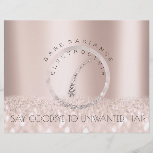 Nazorginstructies Roos Elektrolysis Wax Logo Flyer (Voorkant)