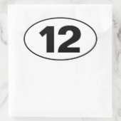 NB 12 OVALE STICKER (Tas)