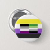 NB Asexual Aromantic Button (Voorkant /achterkant)