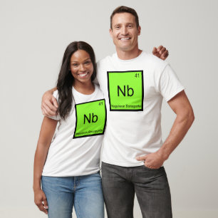 Nb - Napoleon Bonaparte Grappige Chemie Element T T-shirt