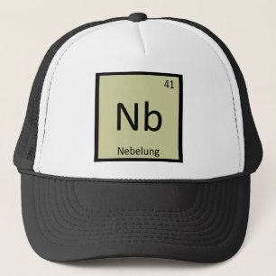 Nb - Nebelung Kat Chemie Periodiek Systeem Trucker Pet