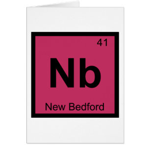 Nb - Nouveau-Bedford Massachusetts Symbole de chim