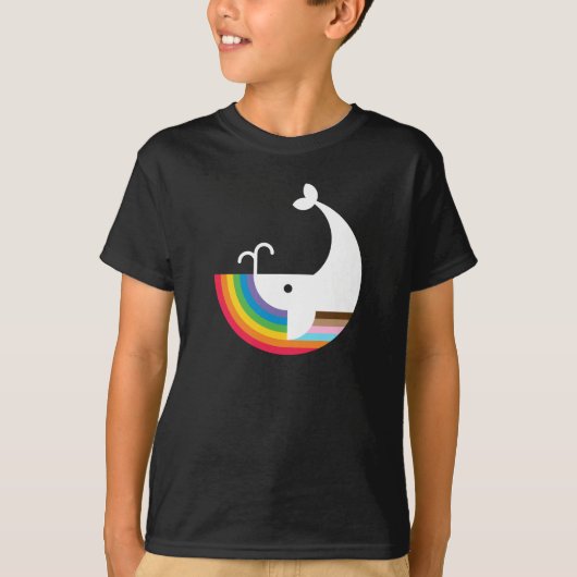 NB Pride Children's Whale T-shirt (Voorkant)