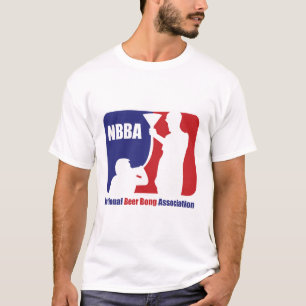 NBBA, National Beer Bong Association T-shirt