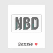 NBD Logo Sticker (Vel)