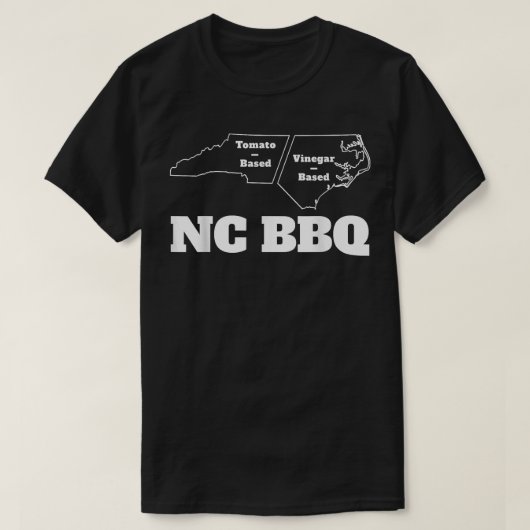 NC BBQ North Carolina Barbecue Pit Master Boss T-shirt (Design voorkant)