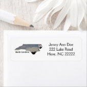 NC roze blauwe hemel met de labels van het het ter (Insitu)