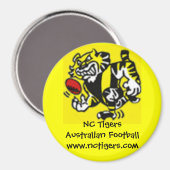 NC Tigers Magnet Magneet (Voorkant / Achterkant)
