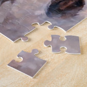 NC Wyeth Western schilderen "Bucking" Legpuzzel (Zijkant)